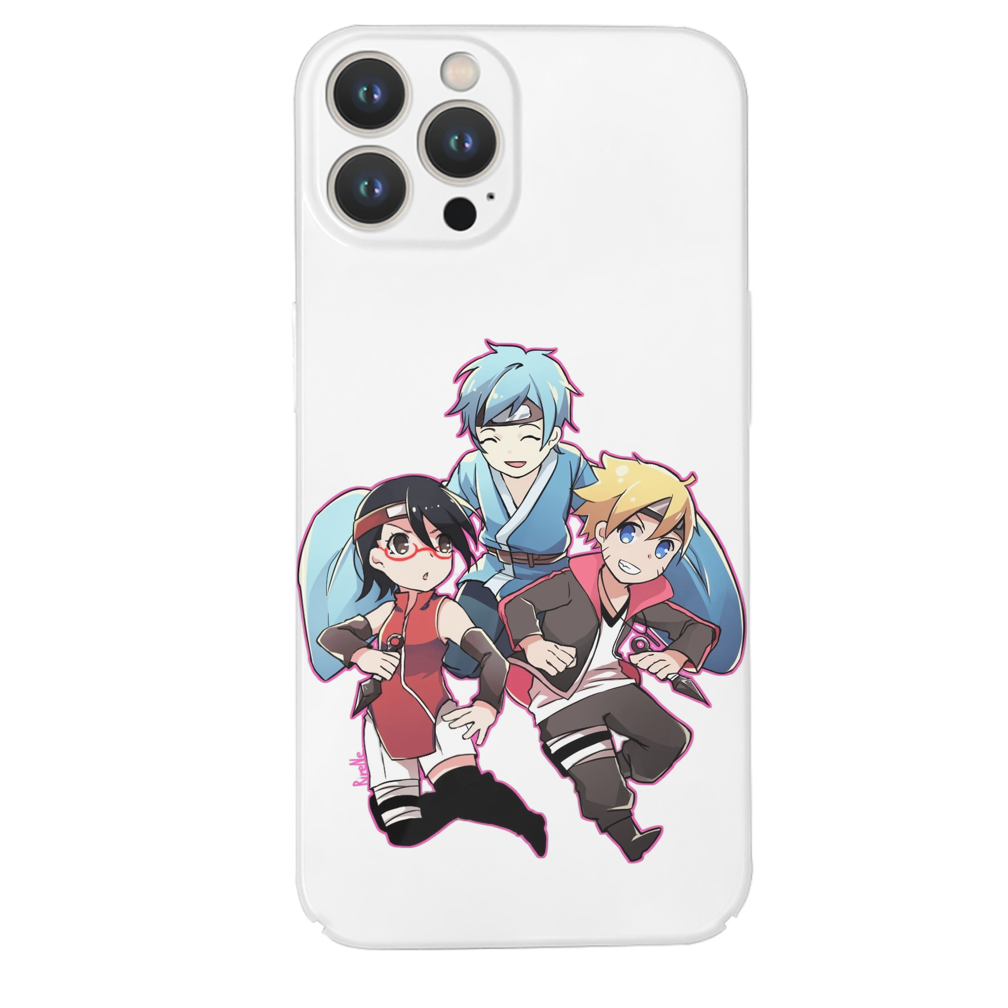 （画像用） NARUTO -ナルト- うちは サラダ Uchiha Sarada 【iPhone 14シリーズ対応】ハードケース
